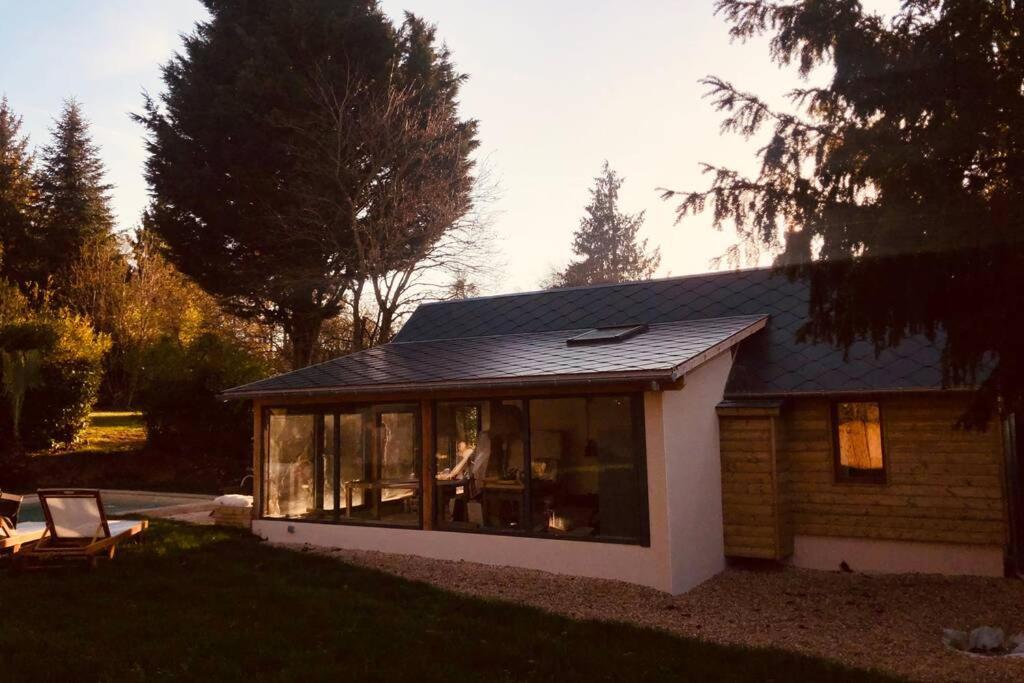 Cottage Normand Avec Sa Grande Piscine Chauffee Toute L Annee Sur Parc Arbore Et Clos En Plein Coeur De La Campagne Adapte Aux Kids Et Dog Friendly Saint-Antonin-de-Sommaire Ngoại thất bức ảnh